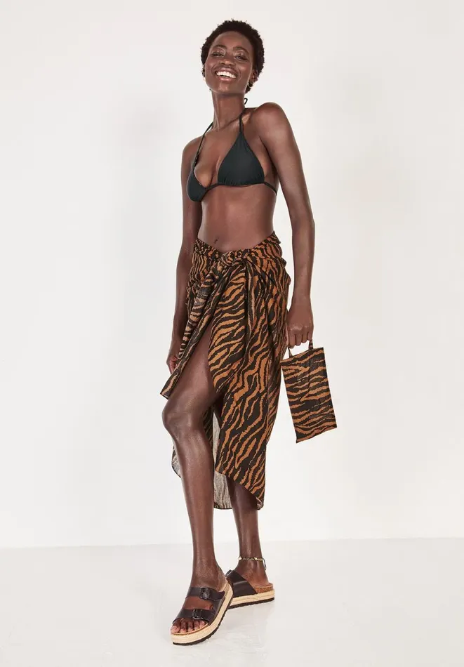Hush Skirts Women Romy Beach Sarong Tiger