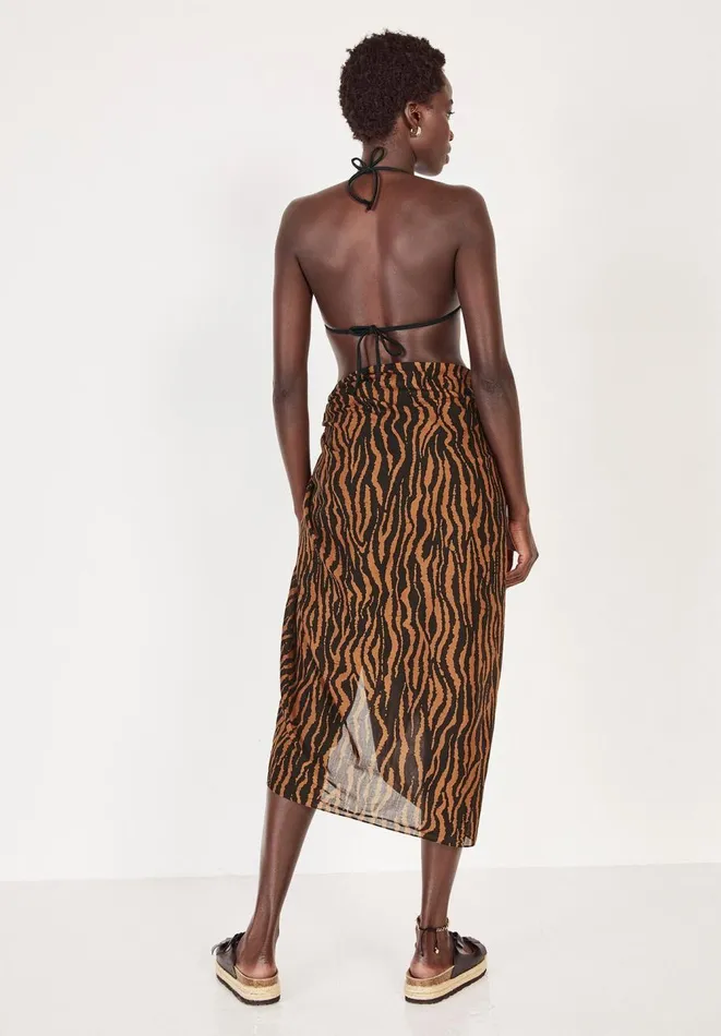 Hush Skirts Women Romy Beach Sarong Tiger