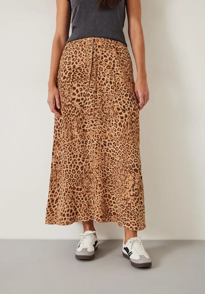 Hush Skirts Women Tia Maxi Skirt Natural Leopard