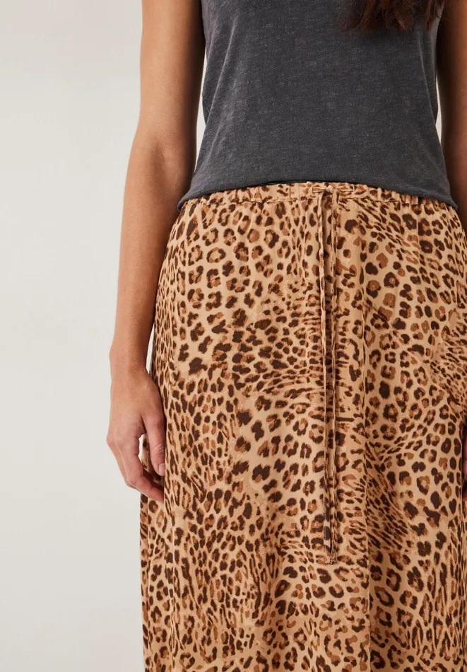 Hush Skirts Women Tia Maxi Skirt Natural Leopard