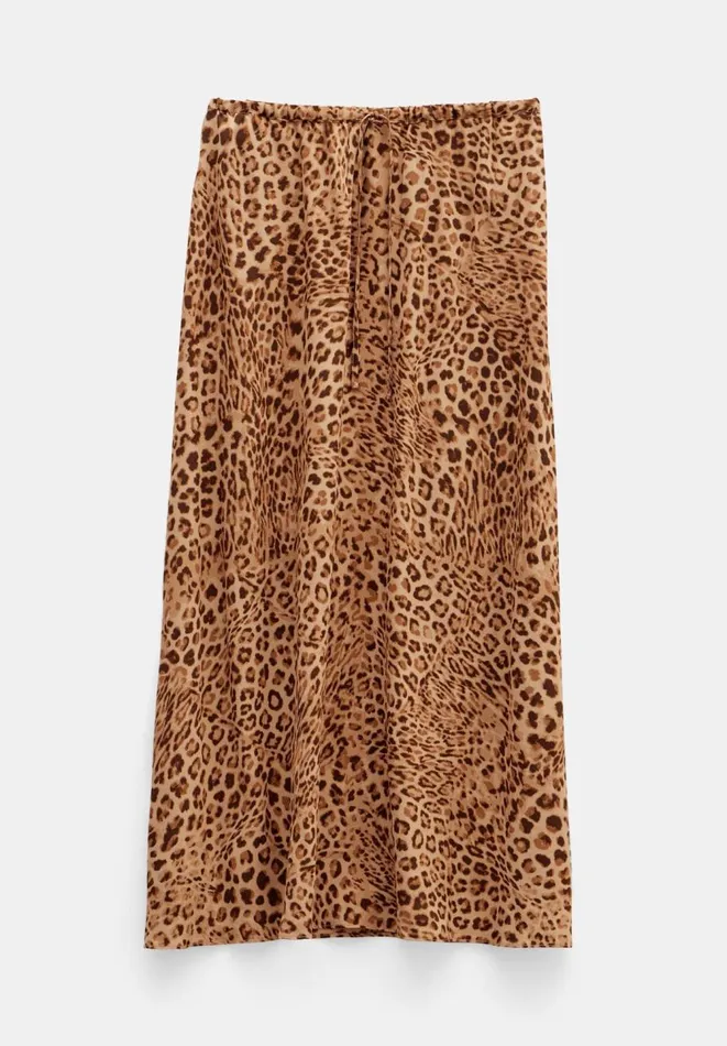 Hush Skirts Women Tia Maxi Skirt Natural Leopard