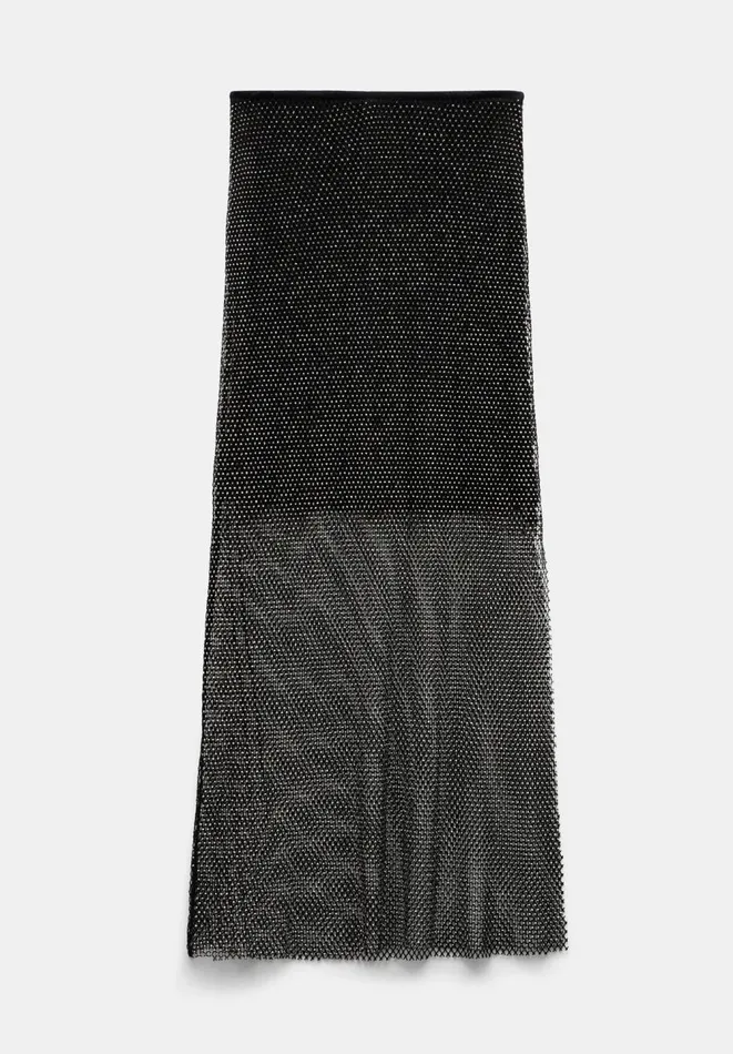 Hush Skirts Women Una Sparkle Maxi Skirt Black