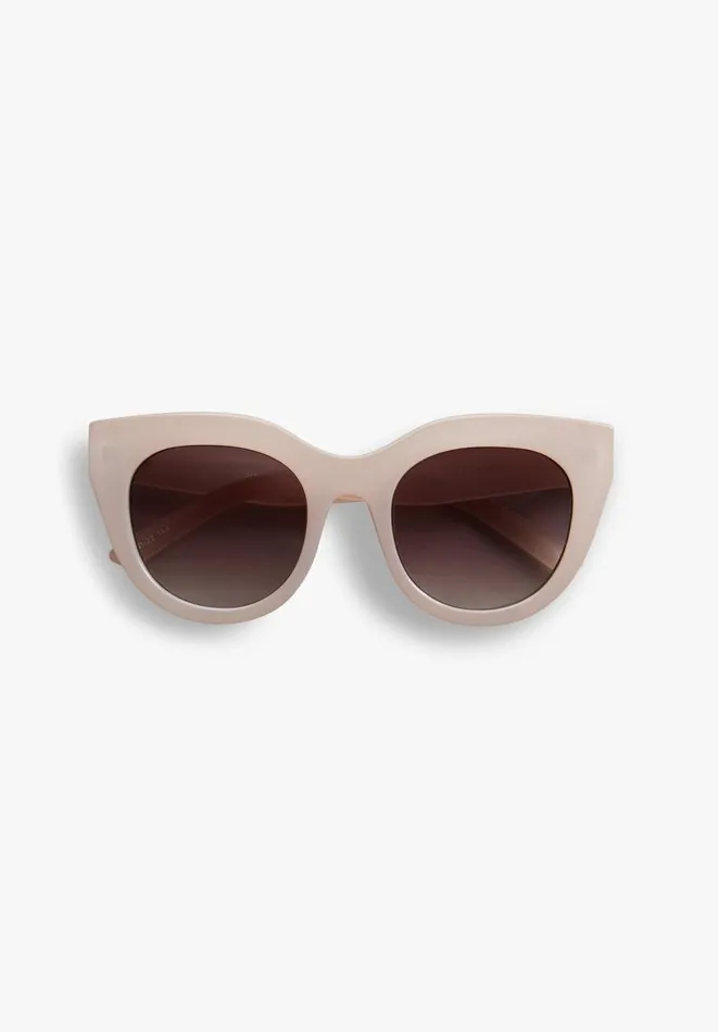 Hush Sunglasses Women Le Specs Air Heart Sunglasses Oatmeal