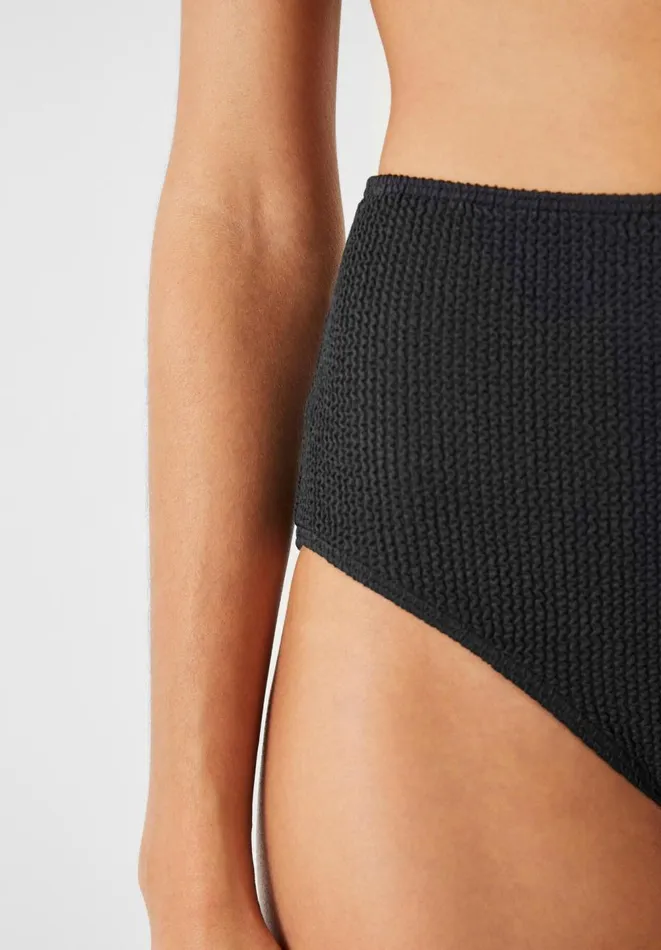 Hush Swimwear and Beachwear Women Heather High Waisted Bikini Bottoms Black Hush Swimwear and Beachwear Women Heather High Waisted Bikini Bottoms Black