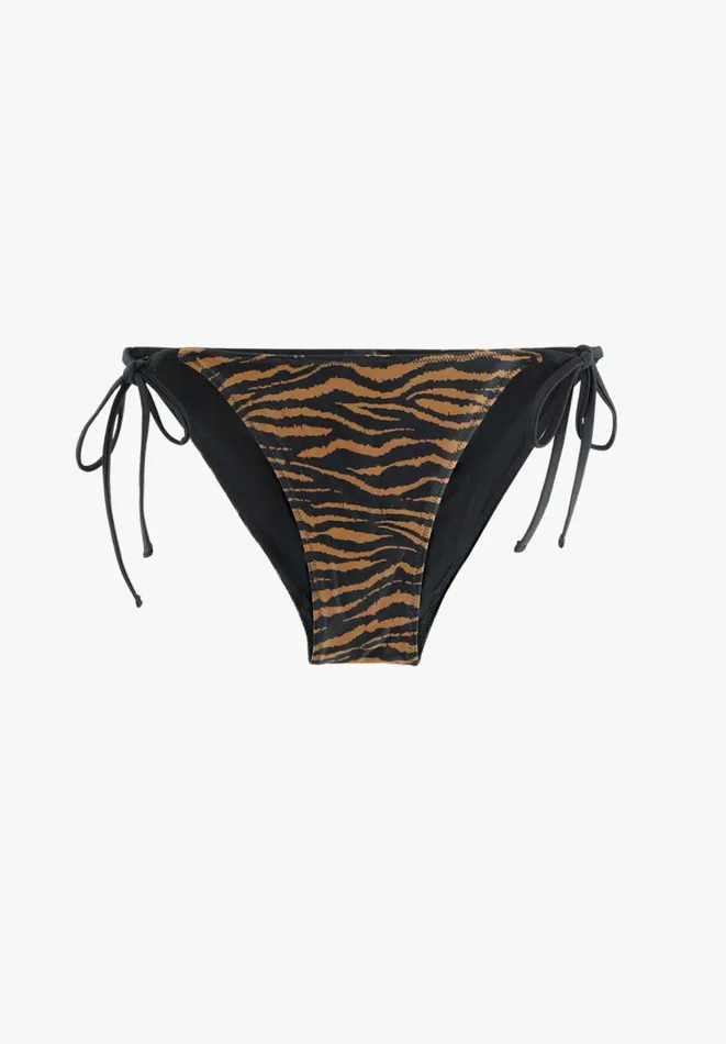 Hush Swimwear and Beachwear Women Tie Side Bikini Bottoms Tigerblack Hush Swimwear and Beachwear Women Tie Side Bikini Bottoms Tigerblack
