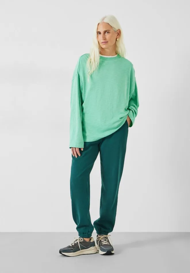 Hush Tops and Tshirts Women Alora Brushed Oversized Top Mint