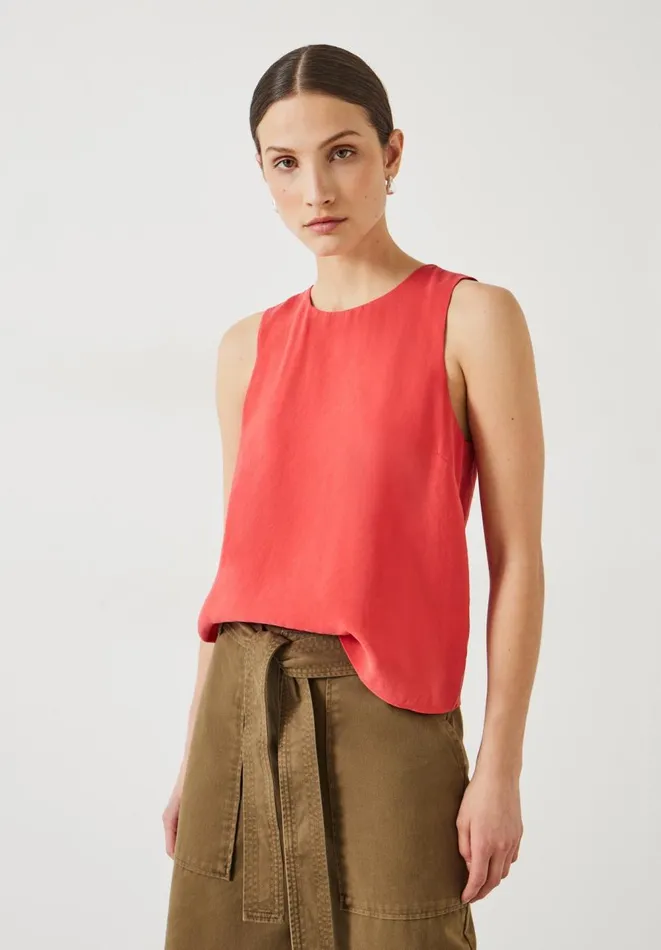 Hush Tops and Tshirts Women Alora Sleeveless Top Red