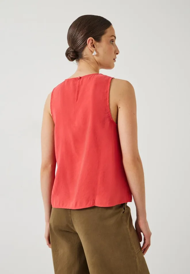 Hush Tops and Tshirts Women Alora Sleeveless Top Red Hush Tops and Tshirts Women Alora Sleeveless Top Red