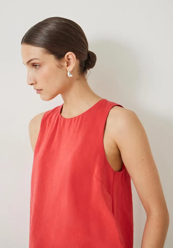 Hush Tops and Tshirts Women Alora Sleeveless Top Red Hush Tops and Tshirts Women Alora Sleeveless Top Red