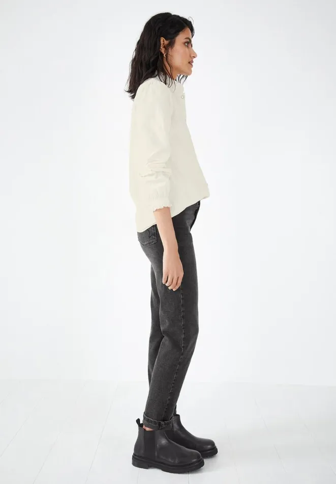 Hush Tops and Tshirts Women Carly Corduroy Shirt Ecru