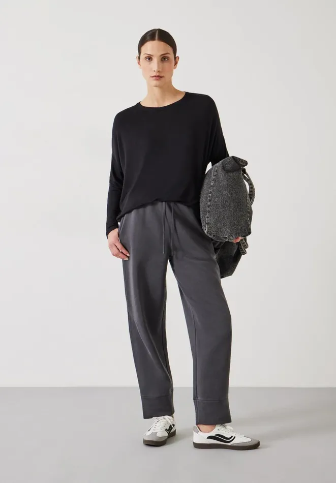 Hush Tops and Tshirts Women Gillian Wide Jersey Top Black