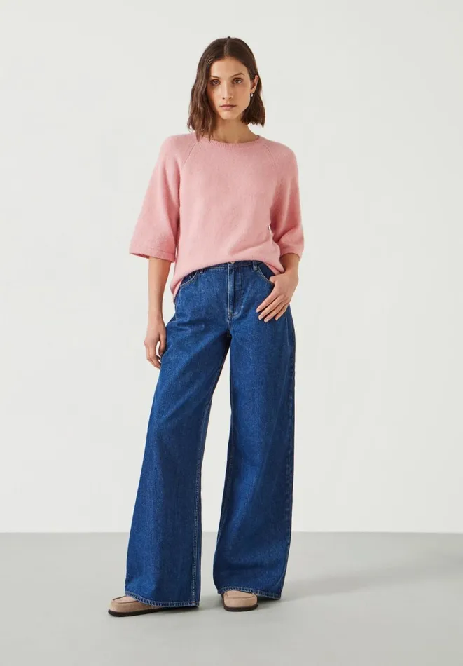 Hush Tops and Tshirts Women Lucia Alpaca Blend Knitted Top Dusty Pink Hush Tops and Tshirts Women Lucia Alpaca Blend Knitted Top Dusty Pink