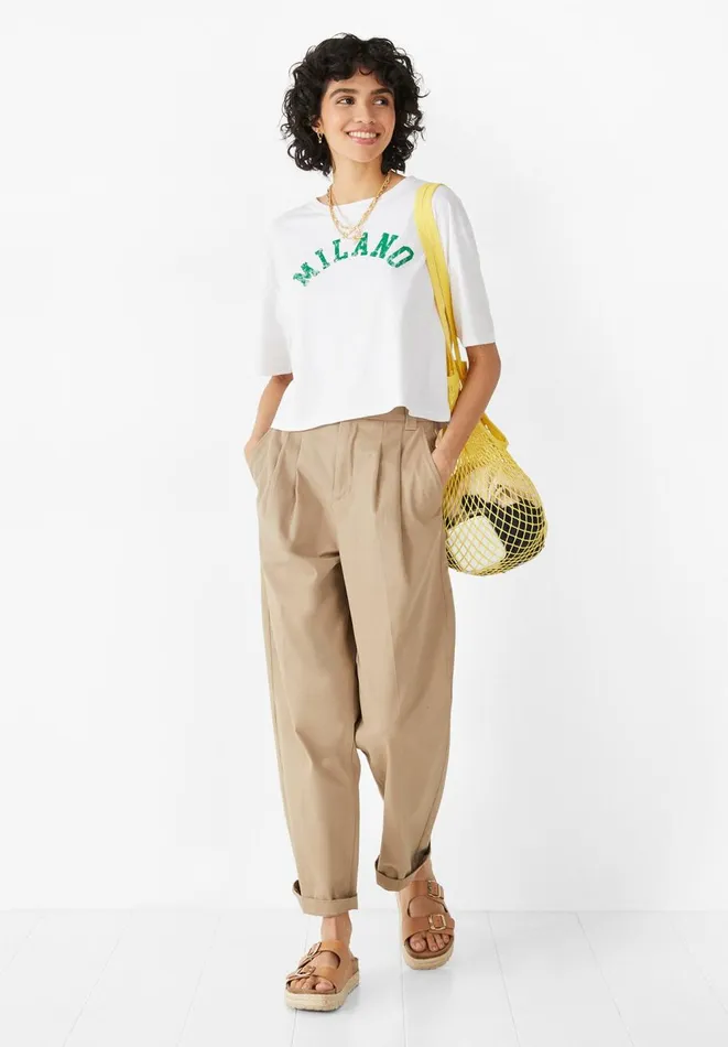 Hush Tops and Tshirts Women Milano TShirt White Hush Tops and Tshirts Women Milano TShirt White