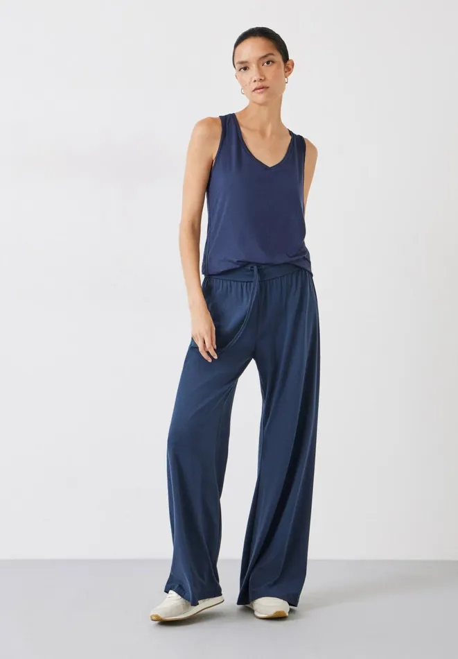 Hush Tops and Tshirts Women Sally VNeck Jersey Vest Top Midnight Navy Hush Tops and Tshirts Women Sally VNeck Jersey Vest Top Midnight Navy