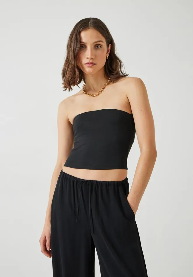 Hush Tops and Tshirts Women Skylah Bandeau Top Black