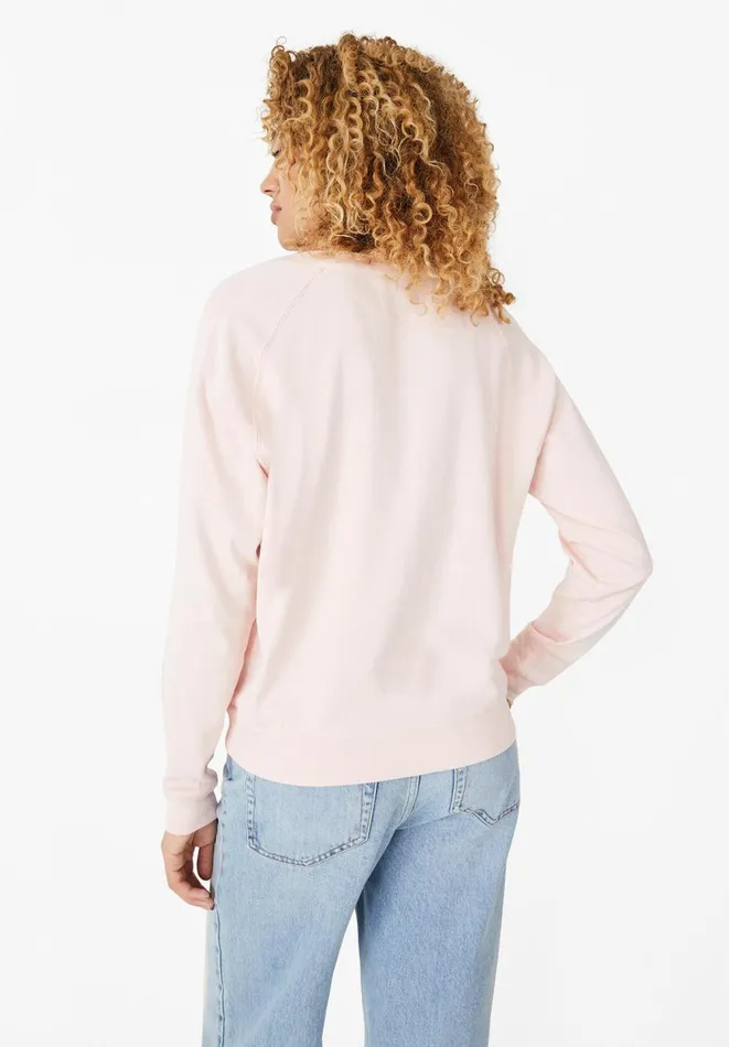 Hush Tops and Tshirts Women Tilda Long Sleeve Cotton Top Rose Shadow