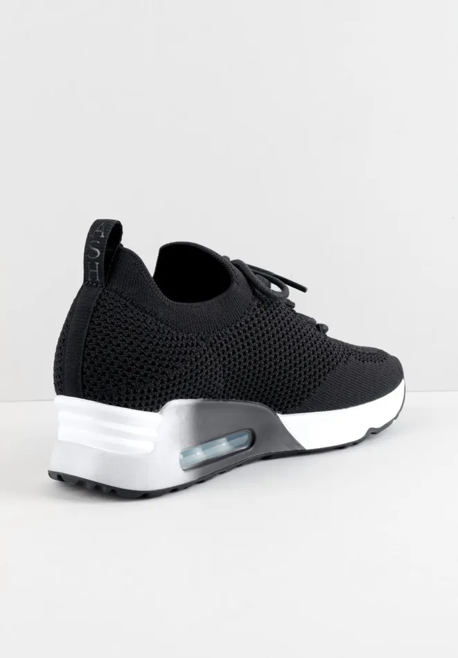 Hush Trainers Women Low Top Knit Trainers Black Hush Trainers Women Low Top Knit Trainers Black
