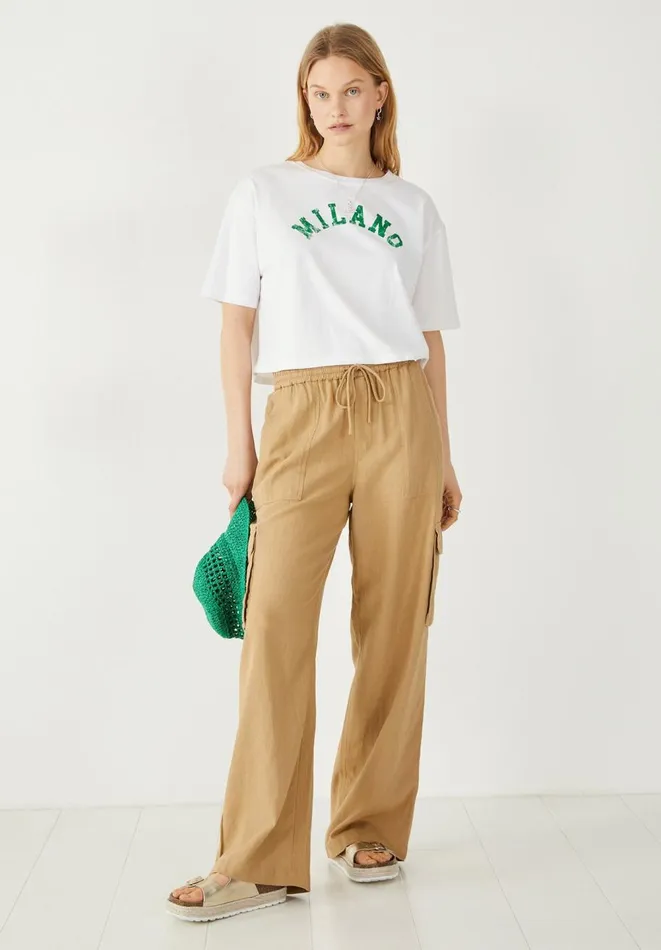 Hush Trousers Women Caro Linen Cargo Trousers Light Brown Hush Trousers Women Caro Linen Cargo Trousers Light Brown