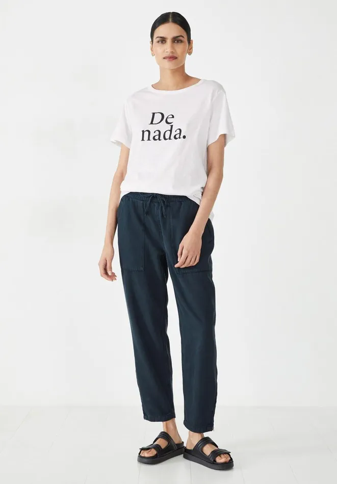 Hush Trousers Women Hayden Twill Trousers Midnight Navy