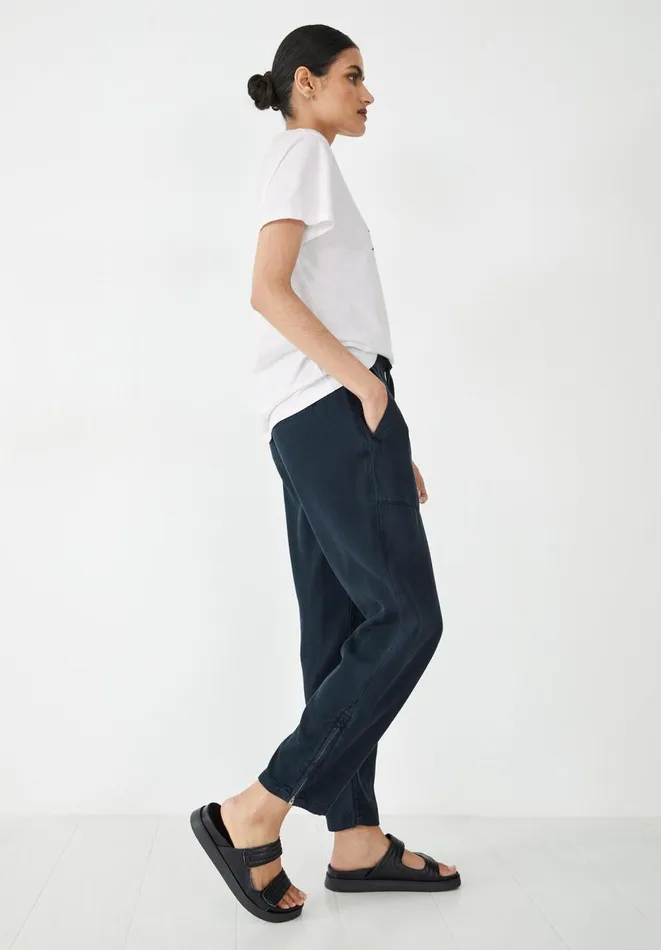 Hush Trousers Women Hayden Twill Trousers Midnight Navy