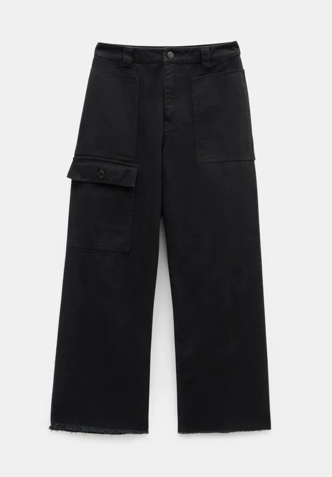 Hush Trousers Women Issy Cropped Trousers Washed Black Hush Trousers Women Issy Cropped Trousers Washed Black