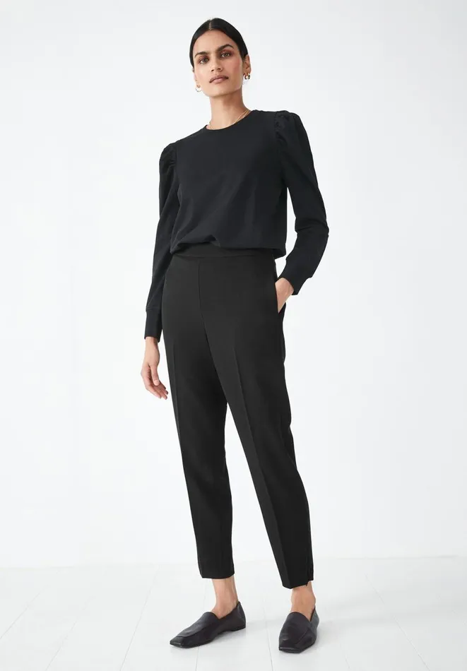 Hush Trousers Women Leonie Elastic Back Trousers Black