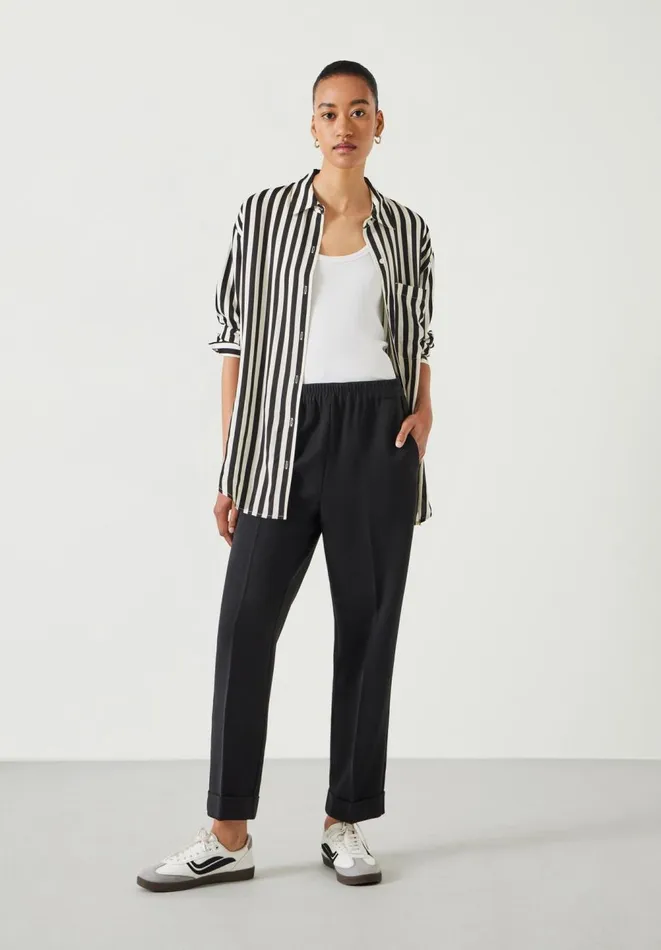 Hush Trousers Women Slim Fit Trousers Black