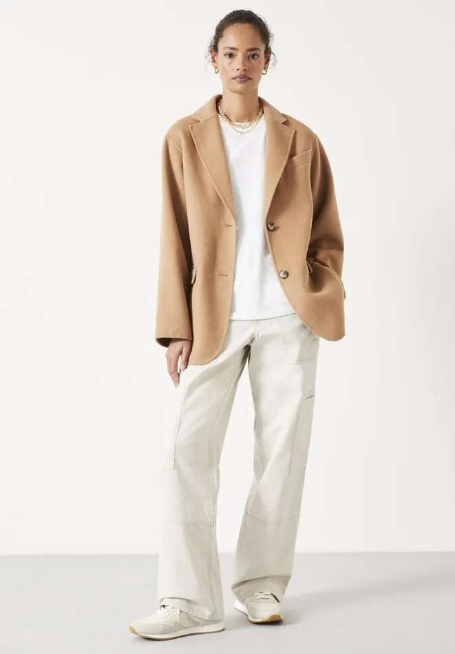 Hush Trousers Women Sydney Cotton Utility Trousers Light Beige