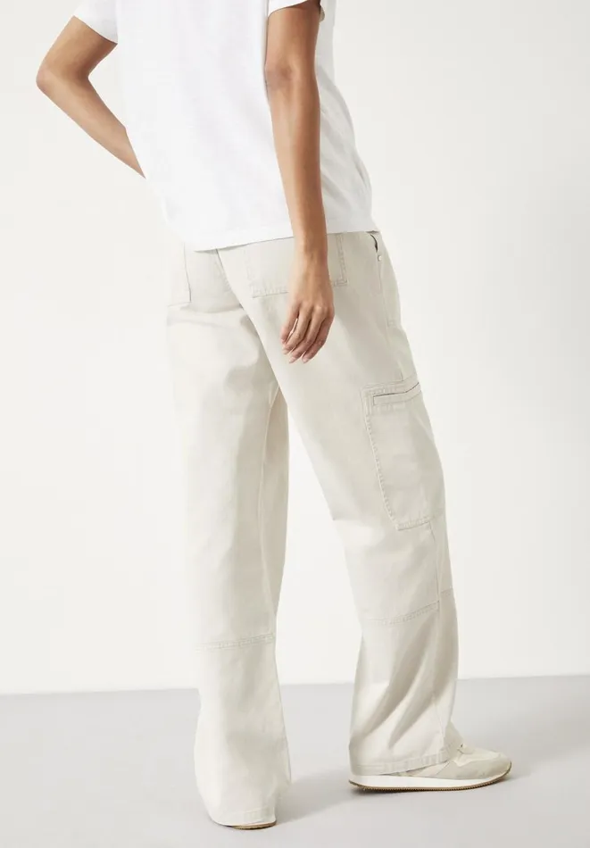 Hush Trousers Women Sydney Cotton Utility Trousers Light Beige Hush Trousers Women Sydney Cotton Utility Trousers Light Beige