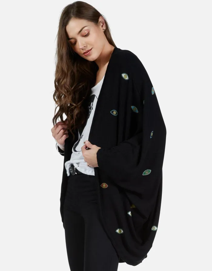 Isla Bead Eyes Black Women039s Lauren Moshi Sweaters and Knits