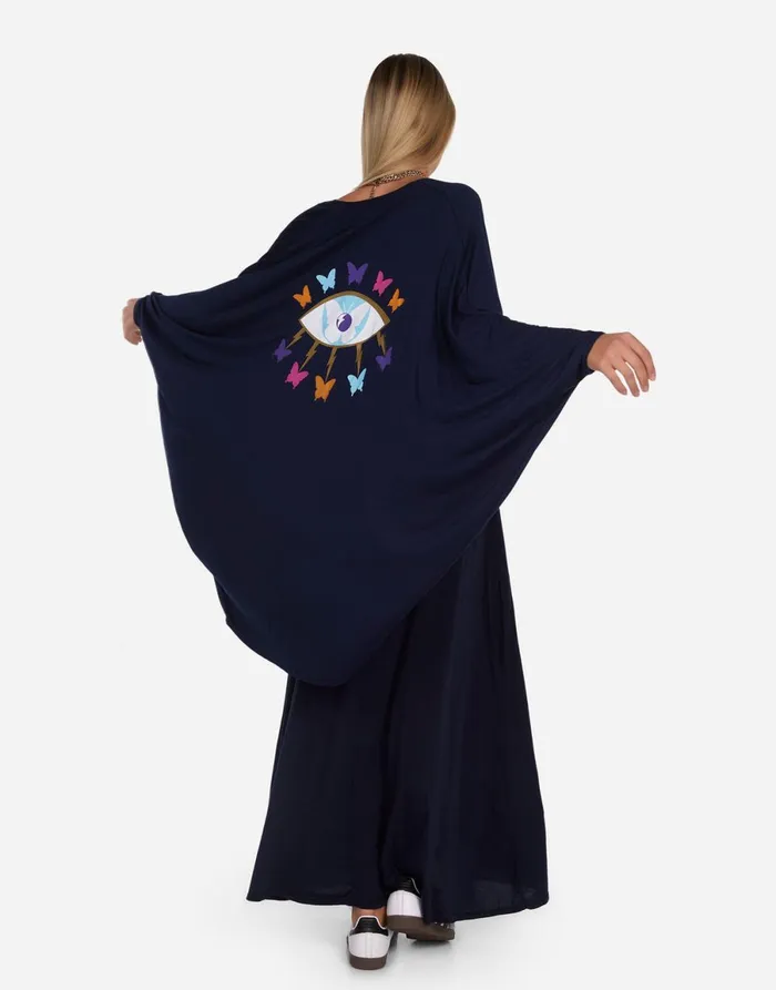 Isla Butterfly Eye Navy Women039s Lauren Moshi Sweaters and Knits