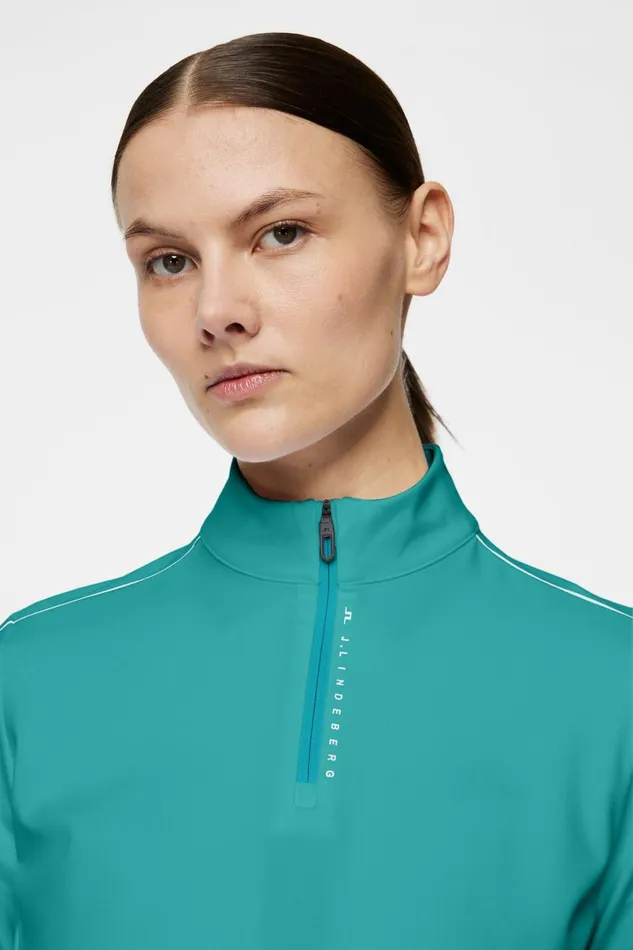 JLindeberg Base and Mid Layers Women Adiola Quarter Zip Mid Layer
