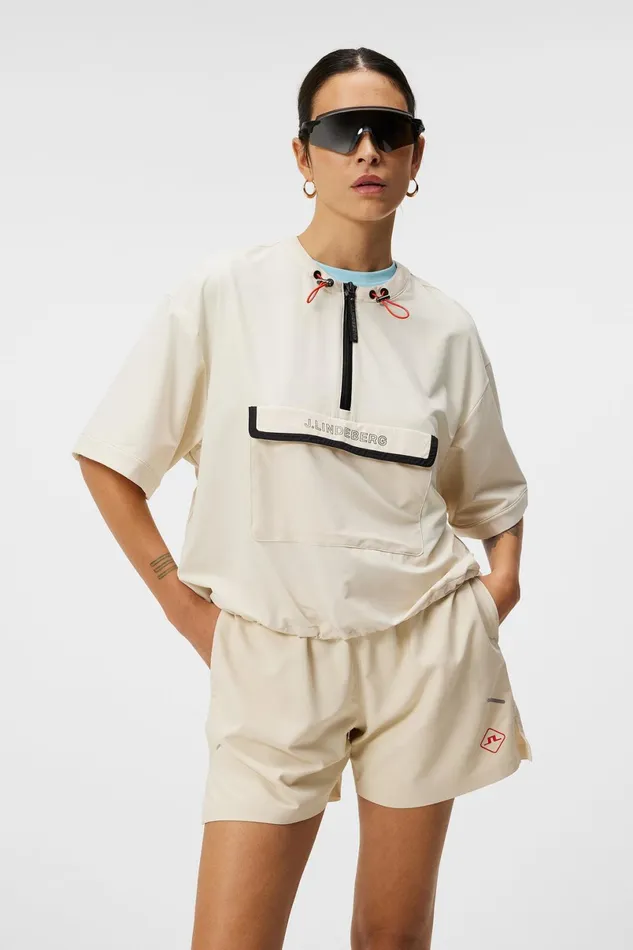 JLindeberg Base and Mid Layers Women Chrisann Short Sleeve Pullover
