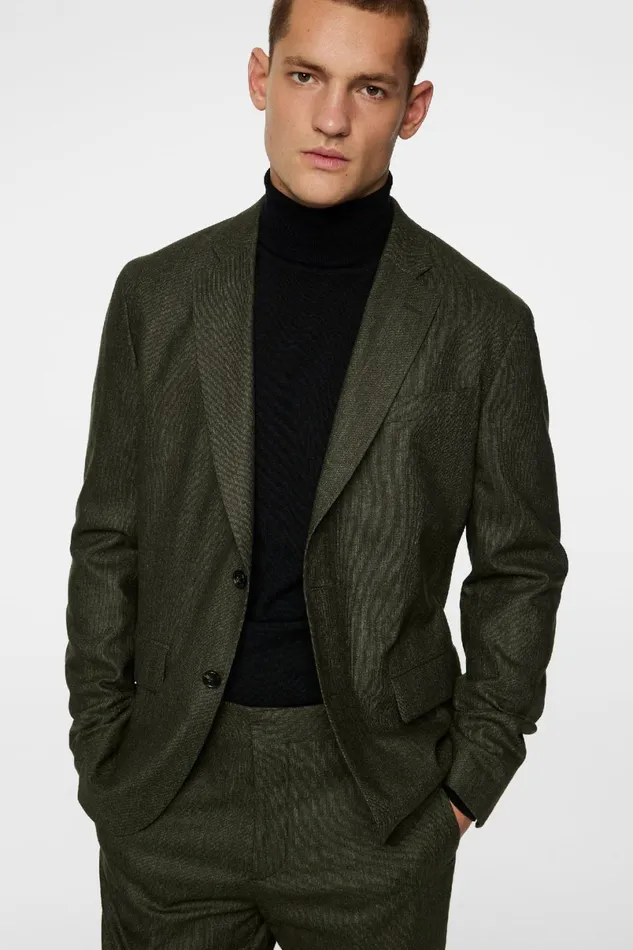 JLindeberg Blazers Men Elton U Cash Stretch Flannel