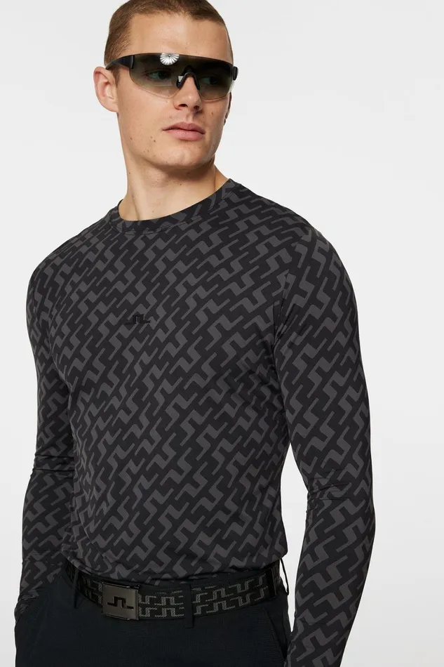 JLindeberg Compression Men Thor Long Sleeve Printed
