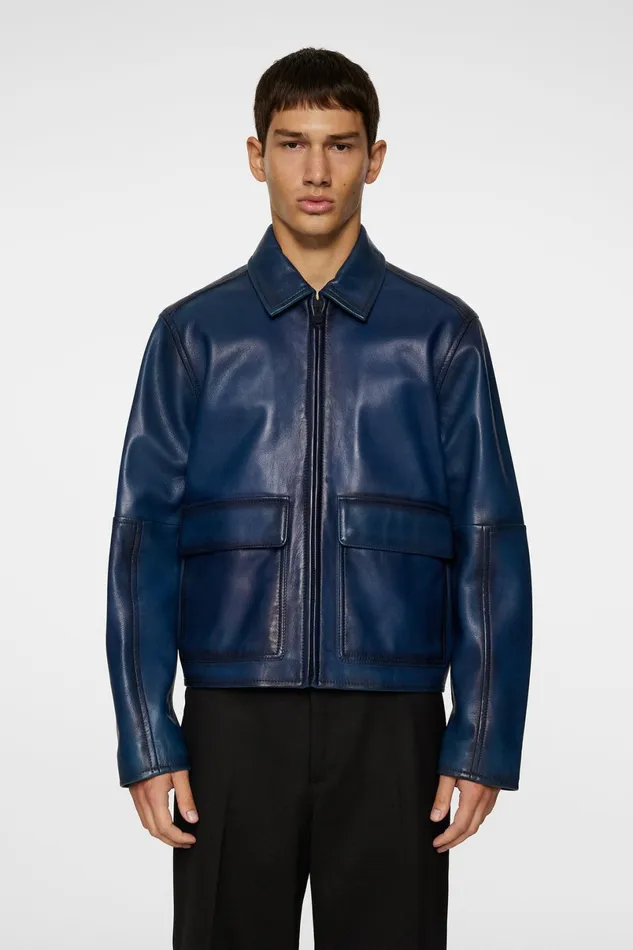 JLindeberg Jackets Men Jed Leather Party Jacket