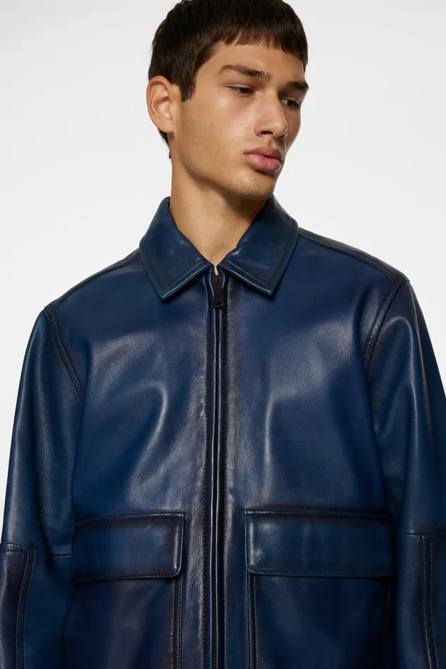 JLindeberg Jackets Men Jed Leather Party Jacket