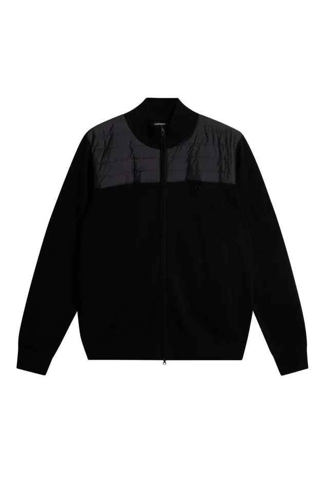JLindeberg Knitwear Men Bridge Knitted Hybrid Sweater