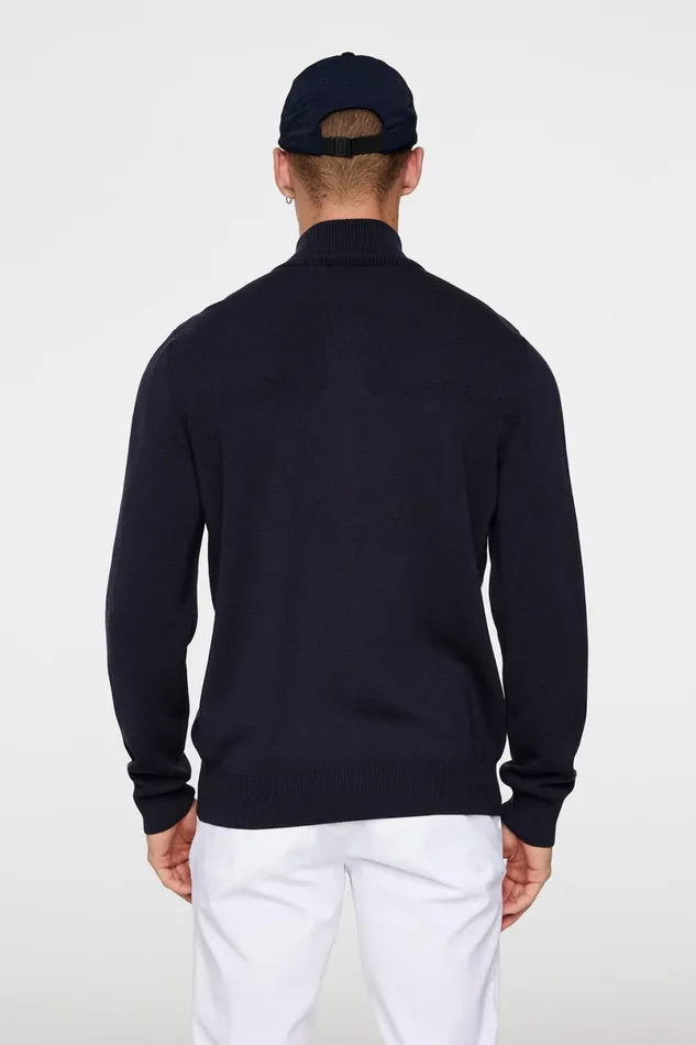 JLindeberg Knitwear Men Bridge Knitted Hybrid Sweater
