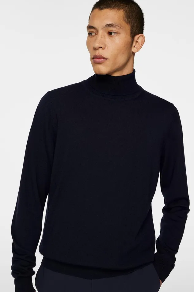 JLindeberg Knitwear Men Kaden Merino Turtleneck