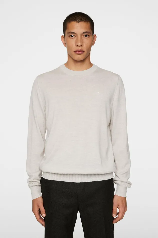 JLindeberg Knitwear Men Keane Merino Crew Neck Sweater