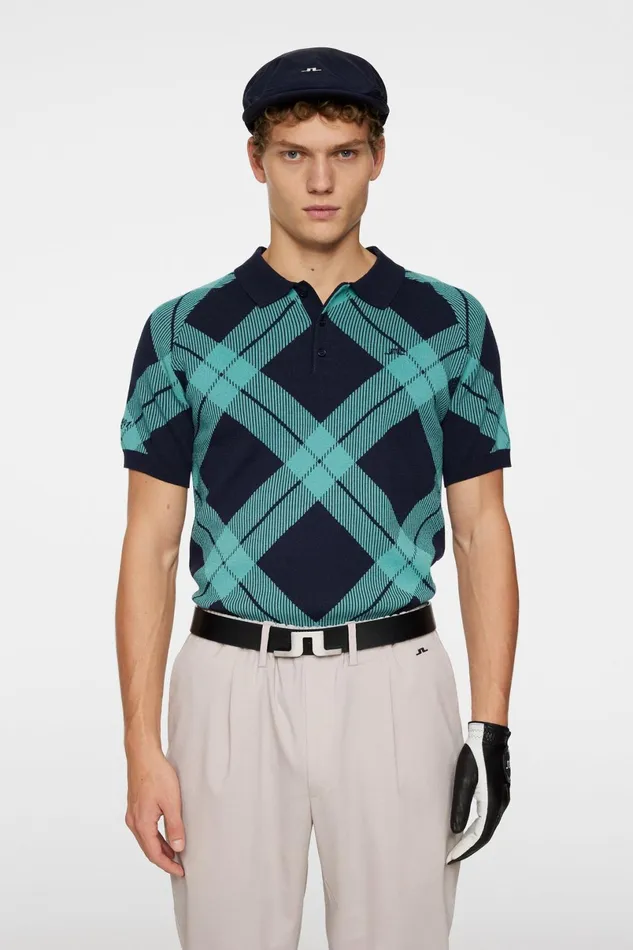 JLindeberg Knitwear Men Martin Knit Polo