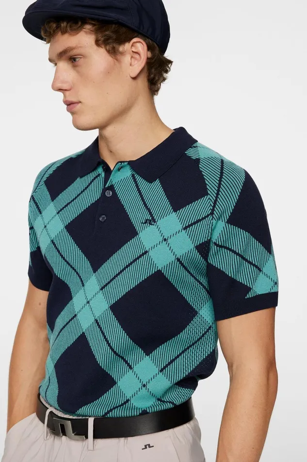 JLindeberg Knitwear Men Martin Knit Polo