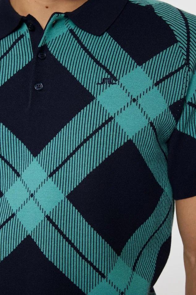 JLindeberg Knitwear Men Martin Knit Polo
