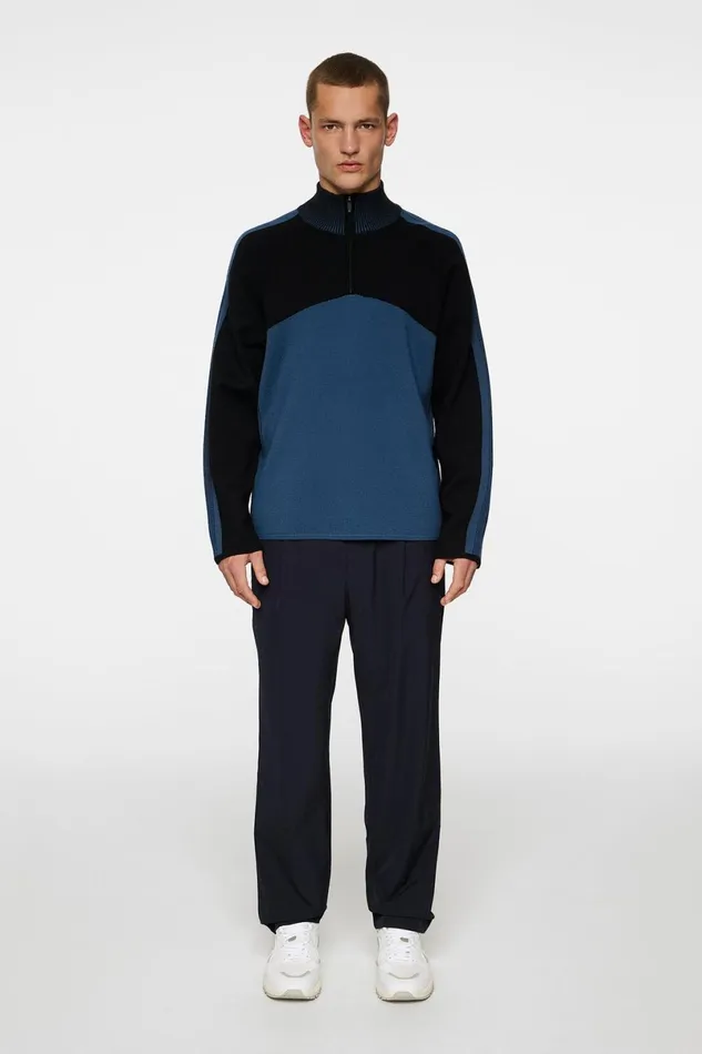 JLindeberg Knitwear Men Tim Tech Knit Quarter Zip