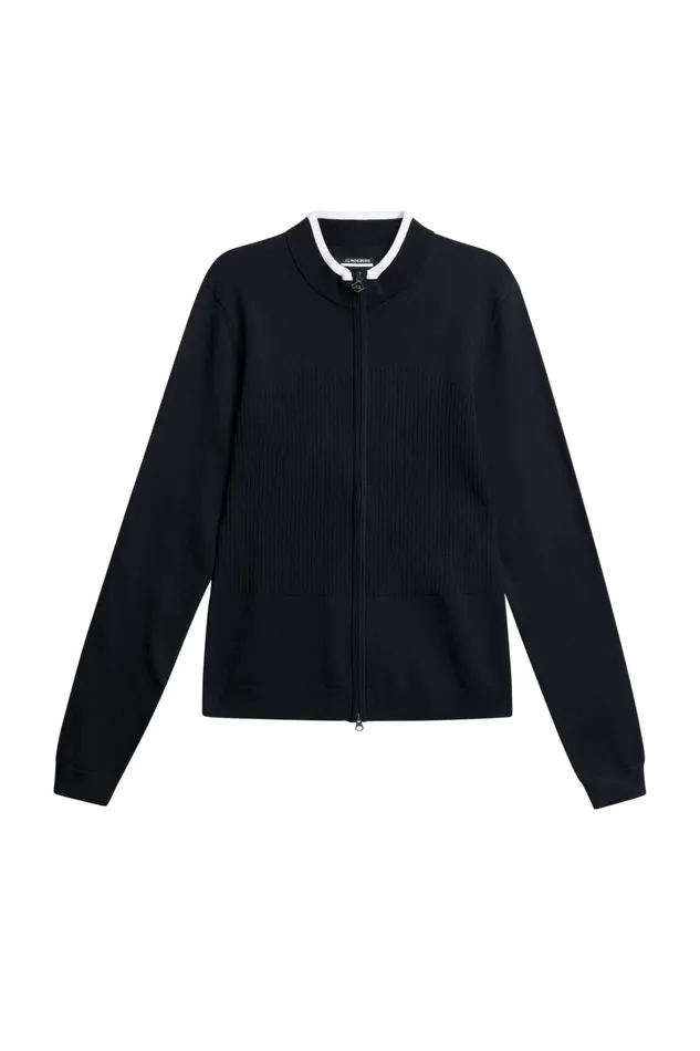 JLindeberg Knitwear Women Anna Knitted Zip Sweater