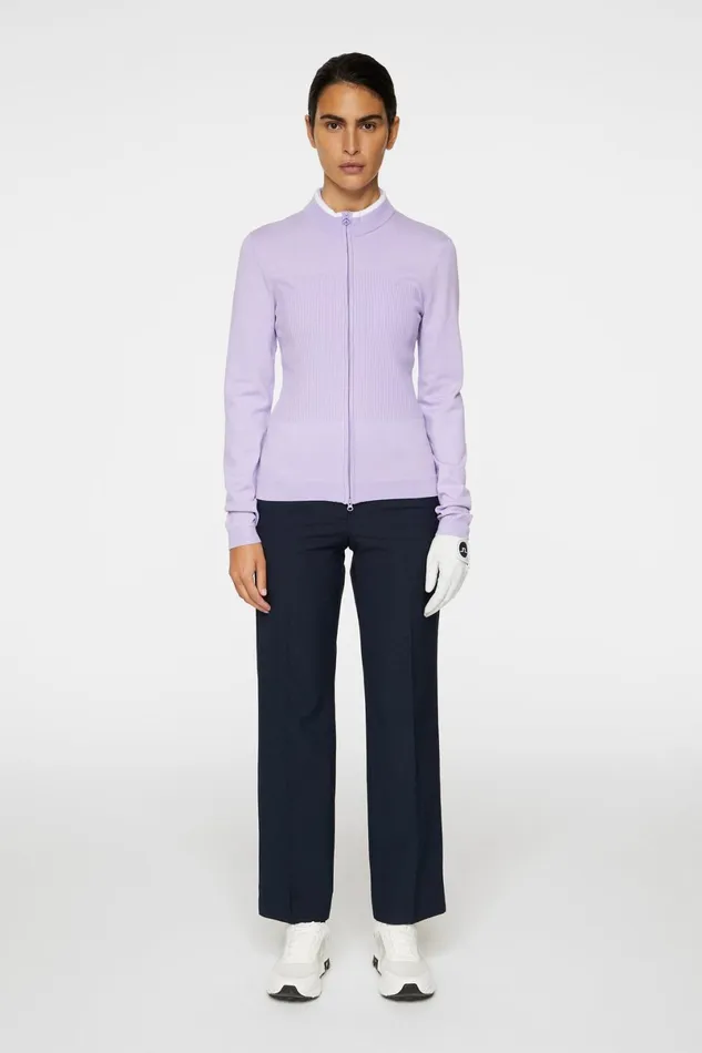 JLindeberg Knitwear Women Anna Knitted Zip Sweater