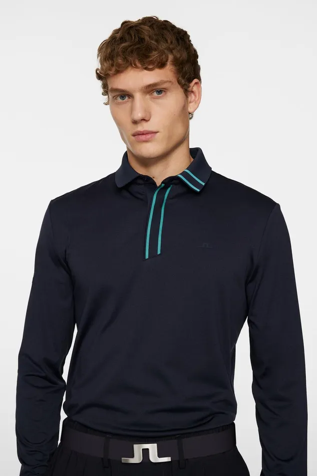 JLindeberg Polo Shirts Men Viktor Long Sleeve Polo