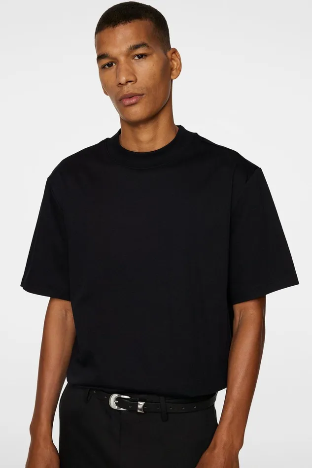 JLindeberg TShirts Men Ace Mock Neck TShirt