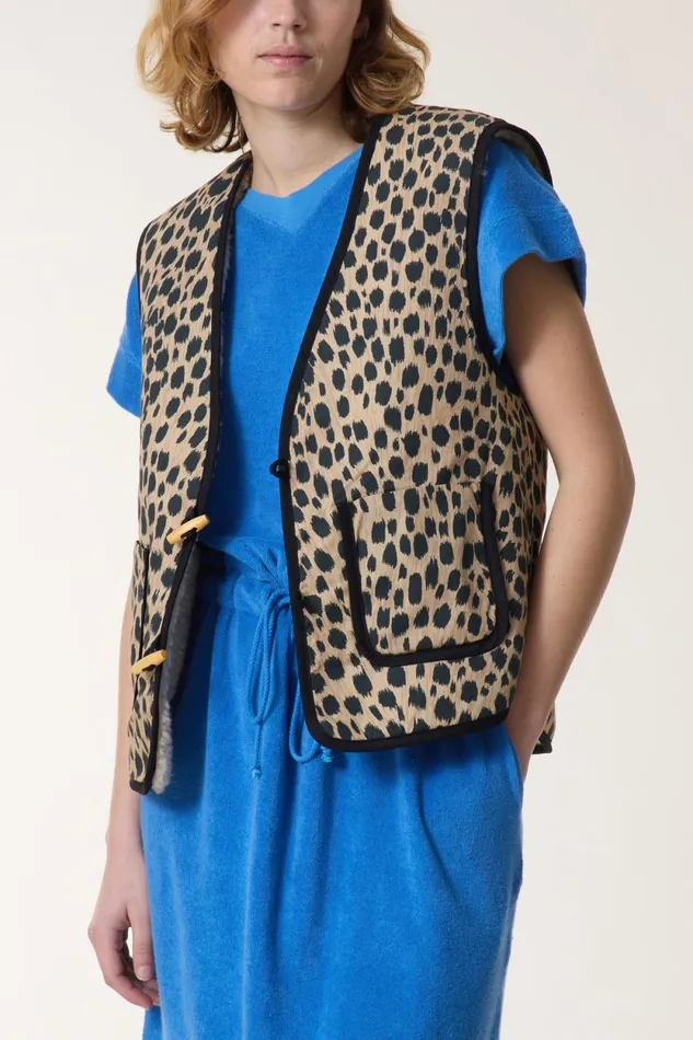 Jackets and Coats Women Leon and Harper Gilet Veli Mix Off White